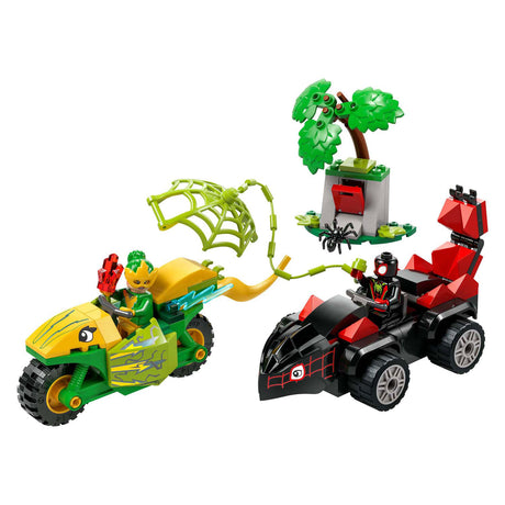 Lego Spidey 11198 Pościg pająka i elektro z pojazdami dinozaurów
