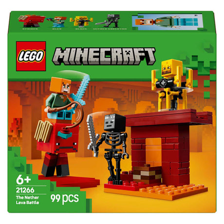Lego Minecraft Bitwa lawowa w zaświatach dla dzieci - 21266