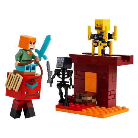 Lego Minecraft Bitwa lawowa w zaświatach dla dzieci - 21266