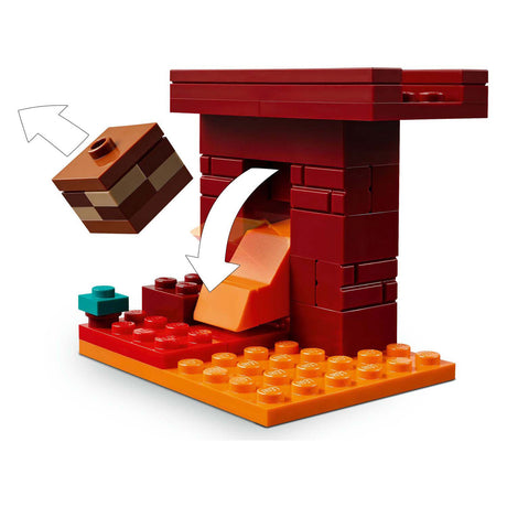 Lego Minecraft Bitwa lawowa w zaświatach dla dzieci - 21266