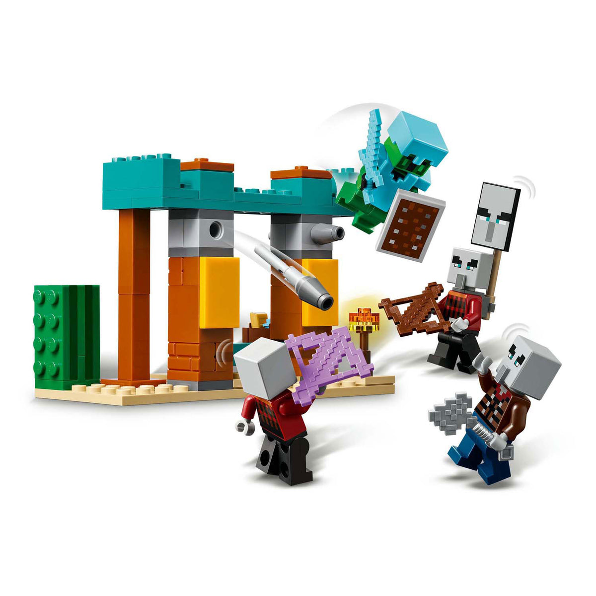 Lego Minecraft Złoczyńcy na pustyni zestaw gier dla dzieci - 21267