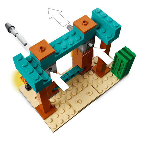 Lego Minecraft Złoczyńcy na pustyni zestaw gier dla dzieci - 21267