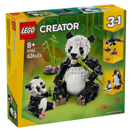 Lego Creator 3w1 dzikie zwierzęta: rodzina pand - 31165