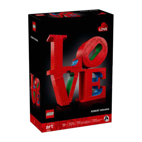 Zestaw LEGO Art Love Home do budowania dekoracji dla dorosłych, prezent na Walentynki - 31214