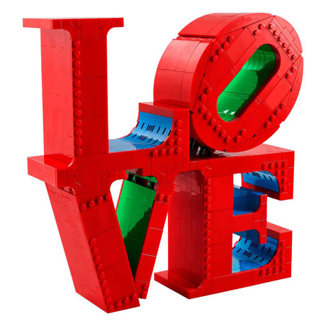 Zestaw LEGO Art Love Home do budowania dekoracji dla dorosłych, prezent na Walentynki - 31214