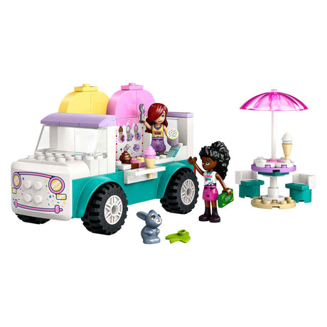 LEGO Friends, kreatywna ciężarówka z lodami w Heartlake, 42644