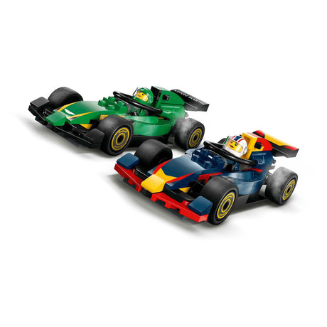 Lego City Ciężarówka F1 z zestawem samochodów RB20 i AMR24 F1® — 60445