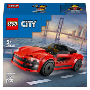 Lego city 60448 czerwony samochód sportowy