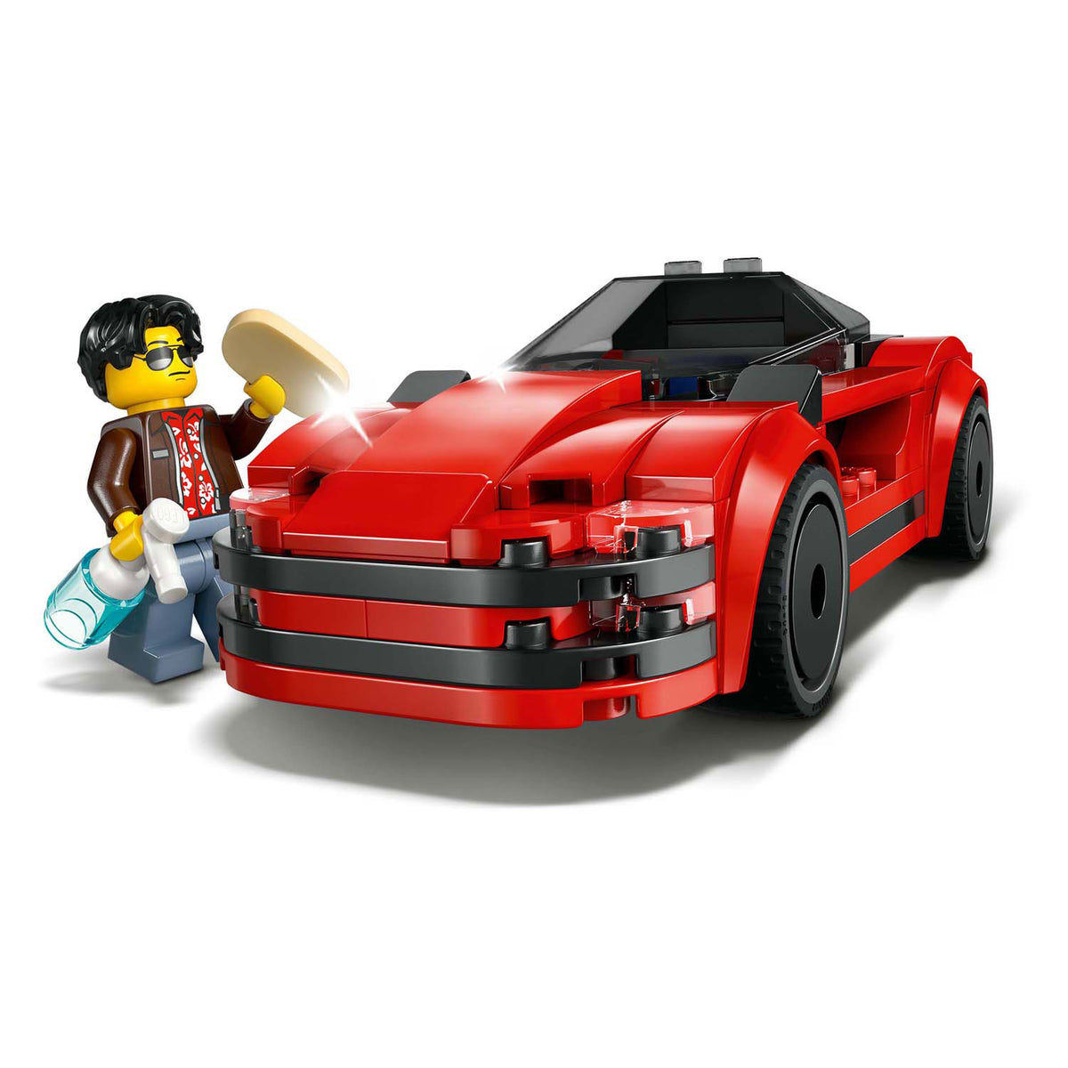 Lego city 60448 czerwony samochód sportowy