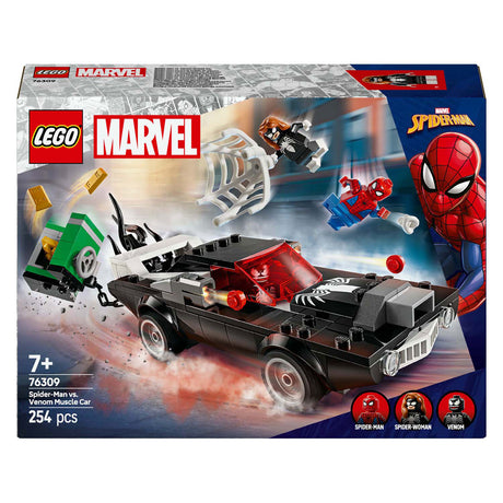 Lego® Marvel Spider-Man kontra klasyczny samochód Venoma - 76309