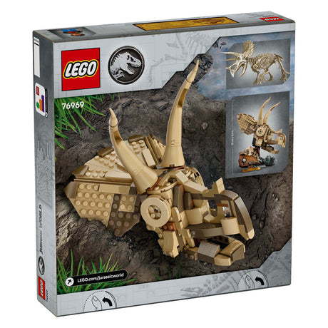 Lego Jurassic World Skamieniałości dinozaurów: Czaszka Triceratopsa - 76969
