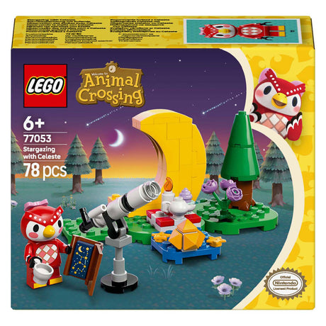 Lego Animal Crossing obserwując gwiazdy z Celeste - 77053
