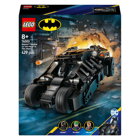 Lego DC Super Heroes - Batman Tumbler kontra dwie twarze i zabawki konstrukcyjne jokera (76303)