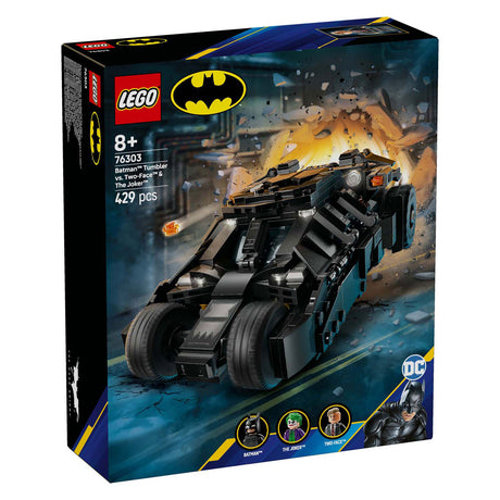Lego DC Super Heroes - Batman Tumbler kontra dwie twarze i zabawki konstrukcyjne jokera (76303)