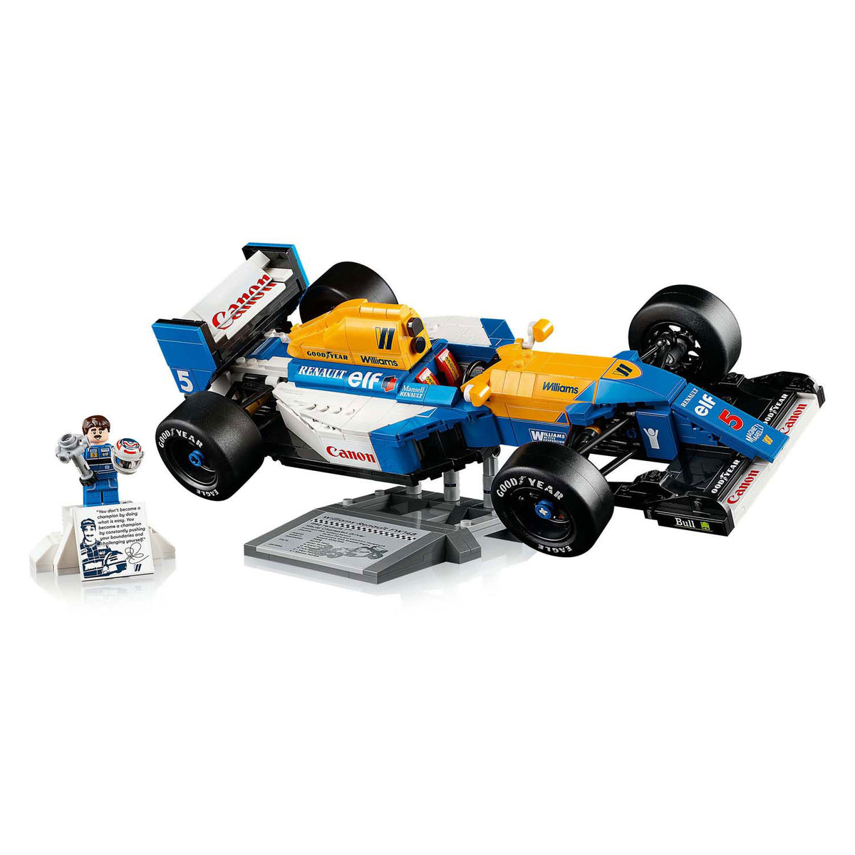Lego ikony Williams Racing Fw14b i samochód Formuły 1 Nigela Mansella - 10353
