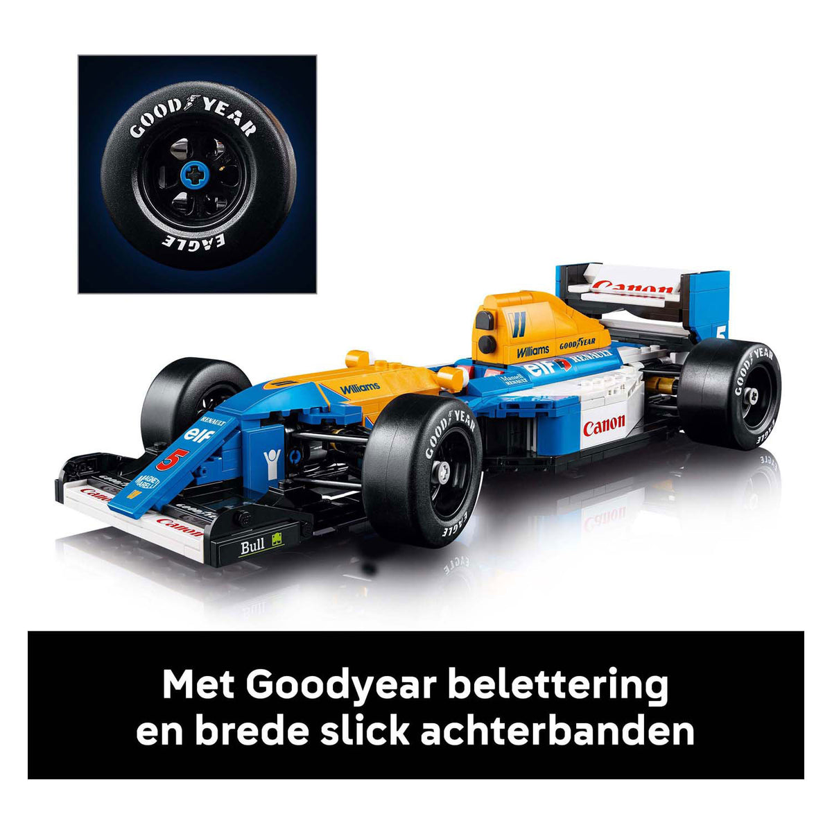Lego ikony Williams Racing Fw14b i samochód Formuły 1 Nigela Mansella - 10353