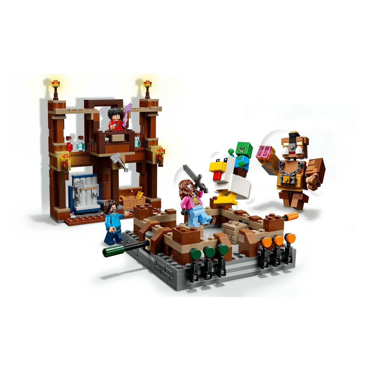Lego Minecraft arena w leśnej rezydencji - 21272