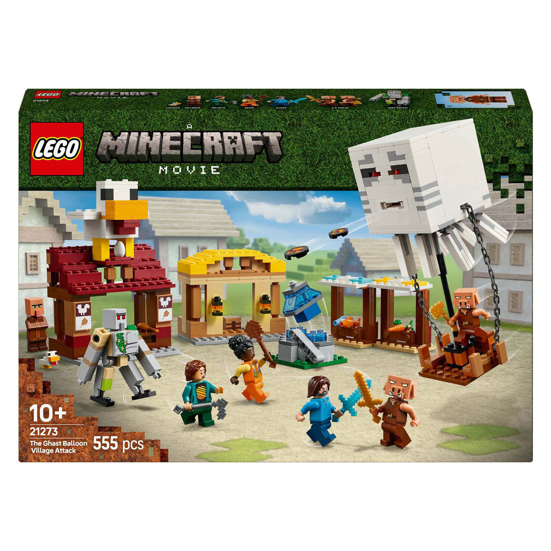 Lego Minecraft Atak balonem upiorów na wioskę - 21273
