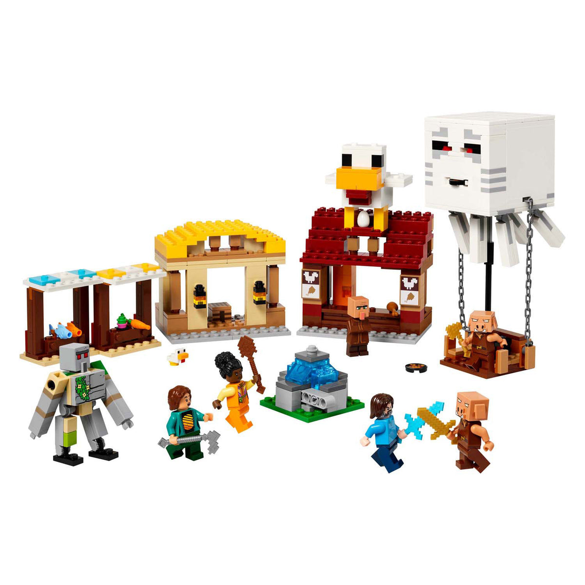 Lego Minecraft Atak balonem upiorów na wioskę - 21273