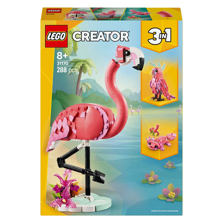 Lego® Creator Dzikie zwierzęta 3 w 1: zestaw różowych flamingów - 31170