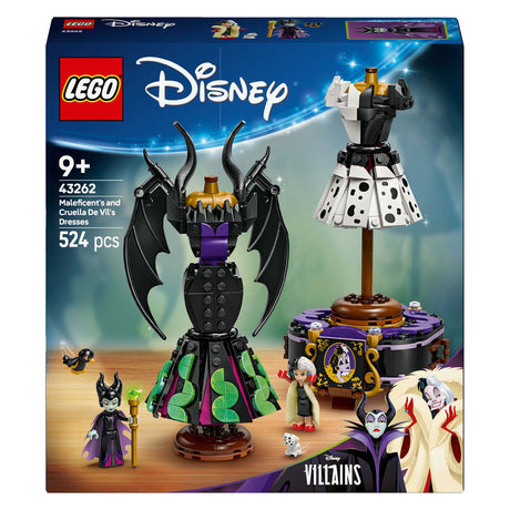 Lego ® Disney Złoczyńcy - Sukienki Maleficent i Cruelli de Mon - 43262