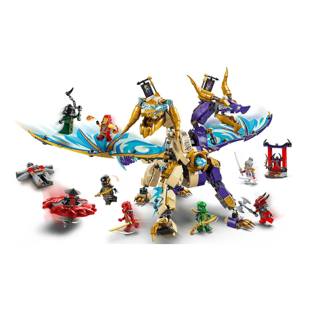 Lego ® ninjago® – zestaw zabawek łukowy smok koncentracji – 71836