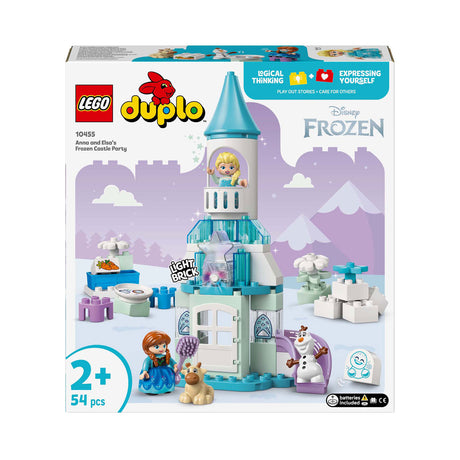 Lego Duplo ǀ Disney Zestaw imprezowy Anna i Elsa w zamarzniętym zamku — 10455