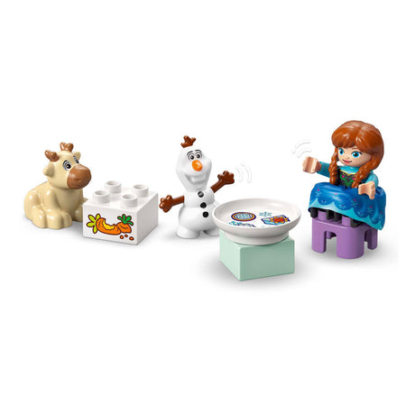 Lego Duplo ǀ Disney Zestaw imprezowy Anna i Elsa w zamarzniętym zamku — 10455