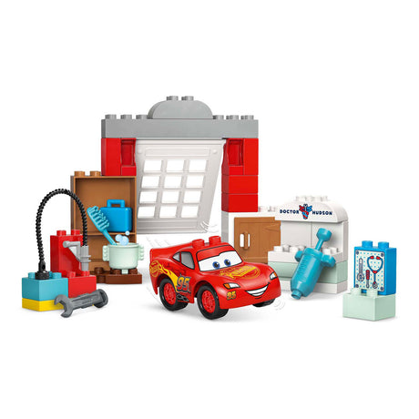Lego Duplo Disney i Pixar Cars McQueens Wizyta w garażu dokumentów - 10456
