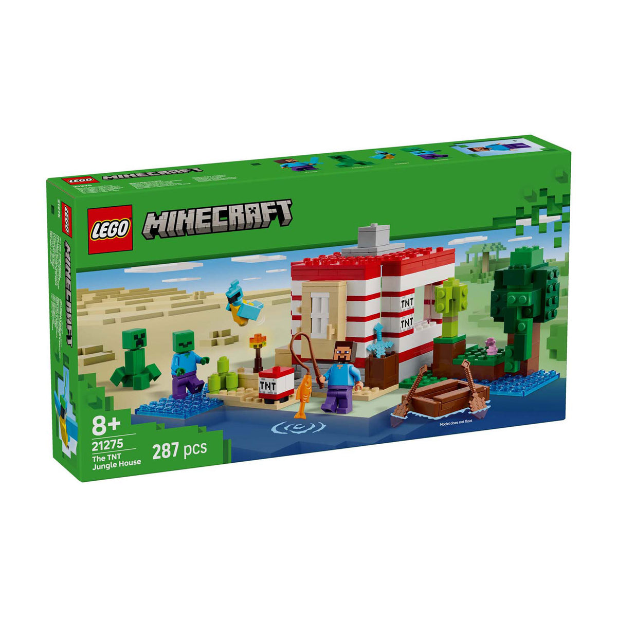 Lego® Minecraft® Dom w dżungli TNT, zestaw gier wideo – 21275