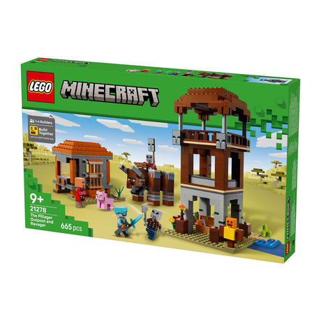 Zestaw Lego Minecraft: Posterunek łupieżców i niszczyciel - 21278