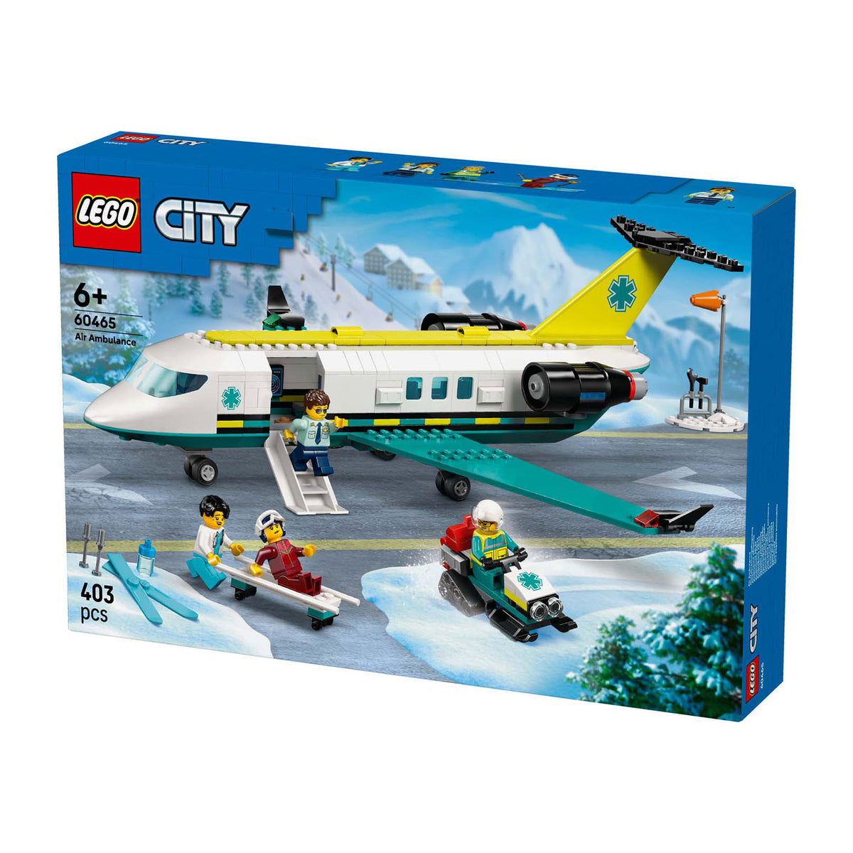Lego ® miejski samolot ambulansu, zabawkowy samolot - 60465