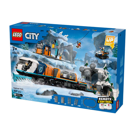 Zabawkowy pojazd LEGO City Pociąg badawczy na biegunie północnym - 60470
