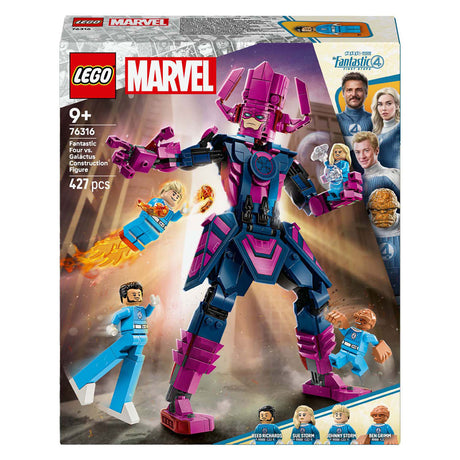 LEGO Super Heroes Marvel 76316 Fantastyczna figurka konstrukcyjna Czwórka kontra Galaktus