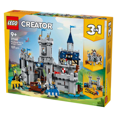 Lego® Creator Średniowieczny zamek 3 w 1 z rycerzami na koniach - 31168