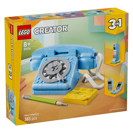Lego ® Creator Telefon 3 w 1 w stylu retro, telefon vintage - 31174
