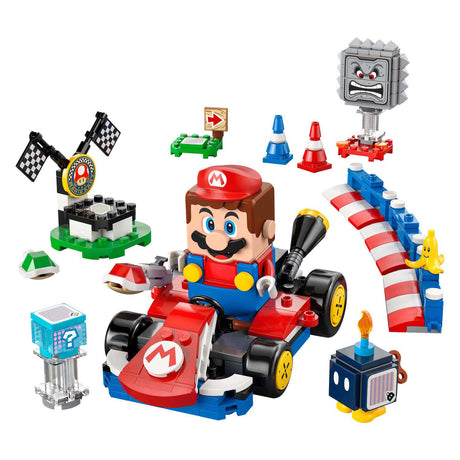 Lego® Super Mario™: Mario Kart™ — Interaktywny® Mario™ i standardowy gokart — 72043