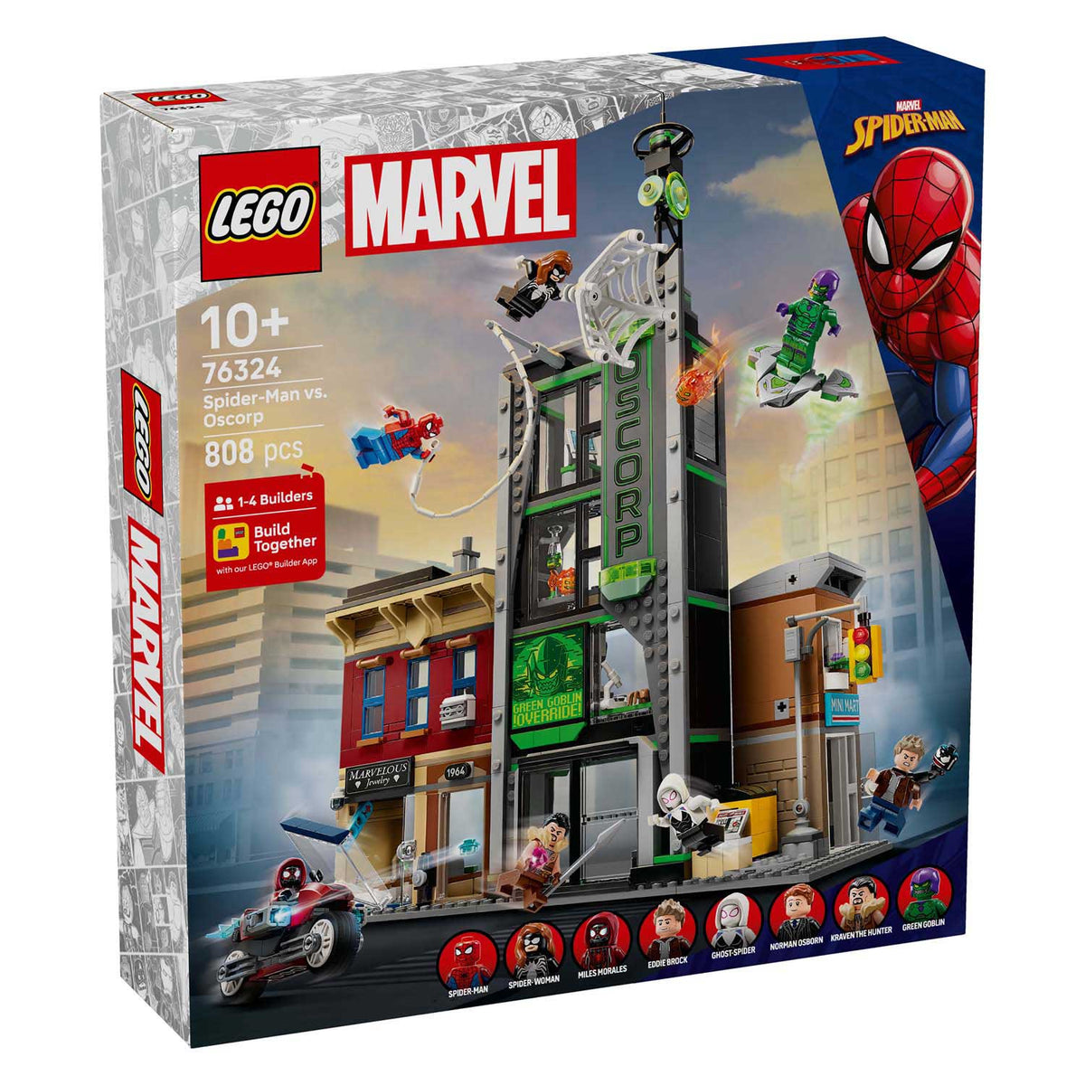 Lego® Marvel Spider-Man kontra Oscorp - 76324
