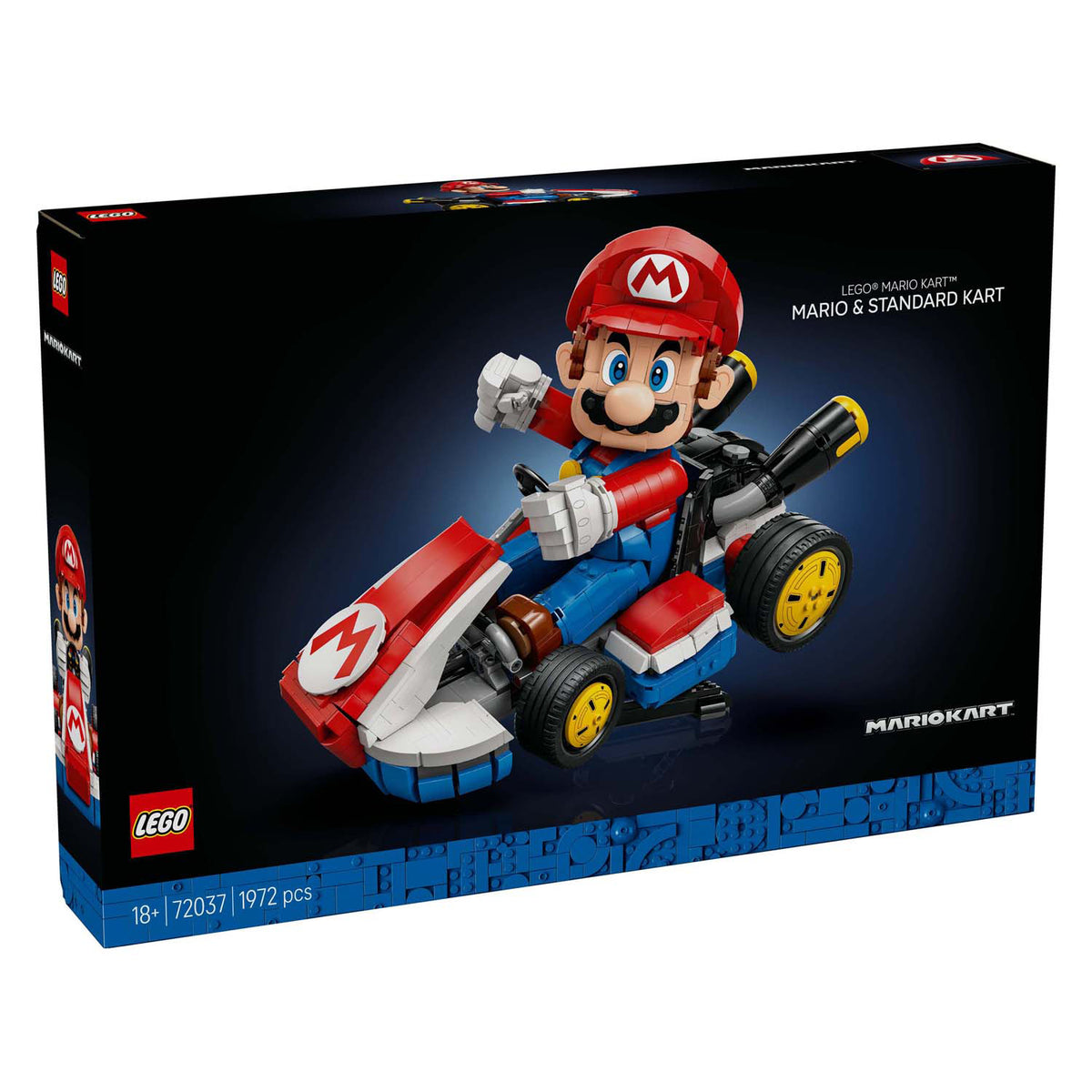 Lego Super Mario 72037 Mario Kart Mario i standardowy gokart