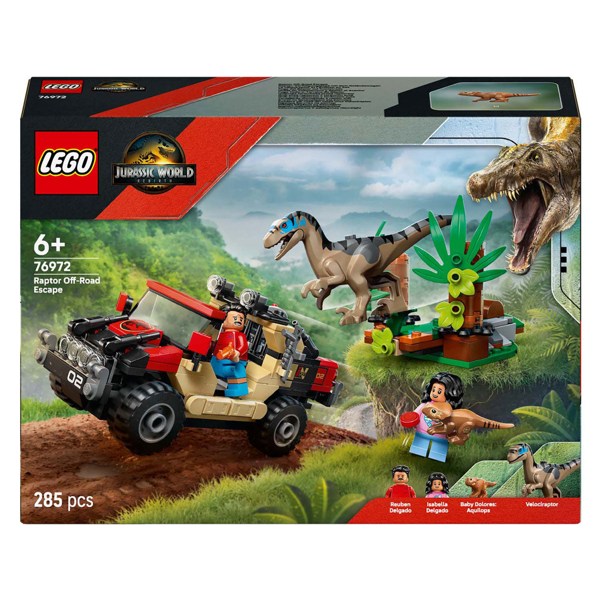 Lego Jurassic World 76972 Ucieczka poza trasą