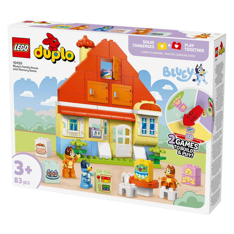 Lego ® duplo® Bluey: Dom Bluey i jej rodzina z grą pamięciową - 10459