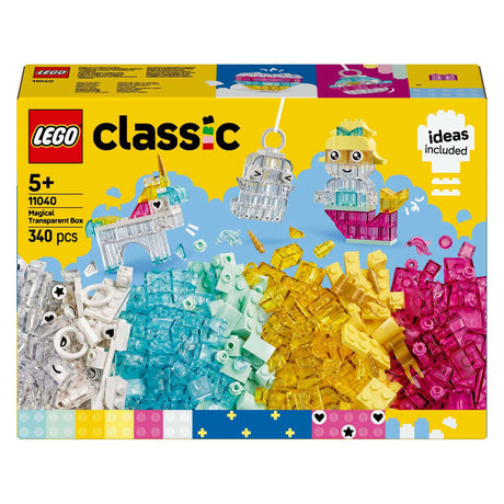 Lego klasyczne magiczne przezroczyste pudełko - 11040