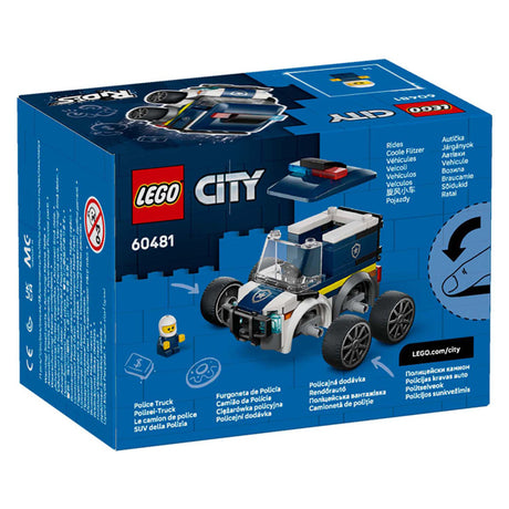 Lego city 60481 pojazdów samochód policyjny