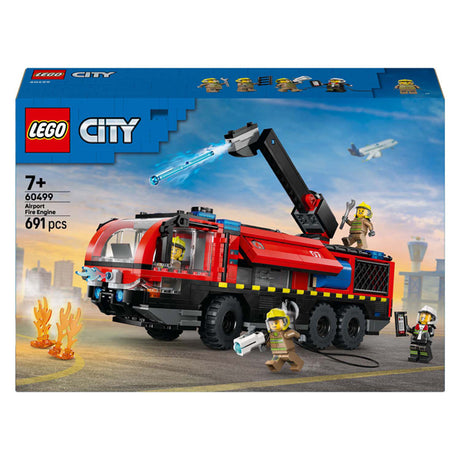 Lego City - zabawka konstrukcyjna wozu strażackiego na lotnisku (60499)