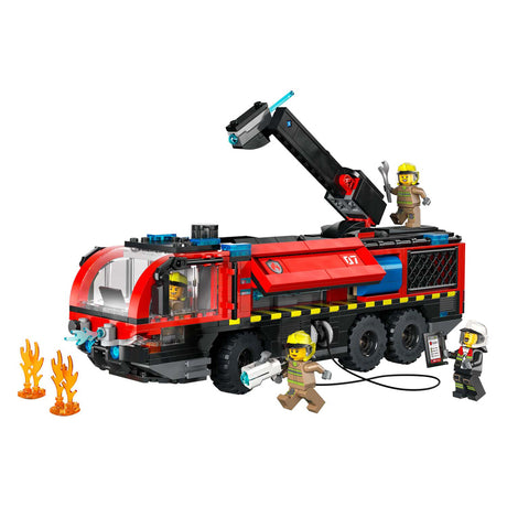 Lego City - zabawka konstrukcyjna wozu strażackiego na lotnisku (60499)