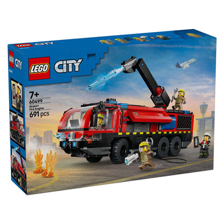 Lego City - zabawka konstrukcyjna wozu strażackiego na lotnisku (60499)