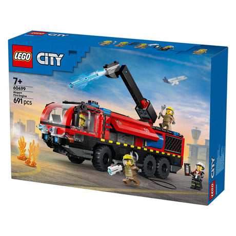 Lego City - zabawka konstrukcyjna wozu strażackiego na lotnisku (60499)