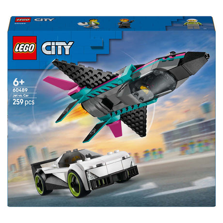 Lego city świetne pojazdy 60489 odrzutowiec kontra samochód sportowy