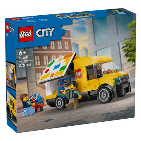 Lego ® city: furgonetka - zestaw do budowania i zabawy dla fanów motoryzacji od 6 lat - z 2 minifigurkami - 60500