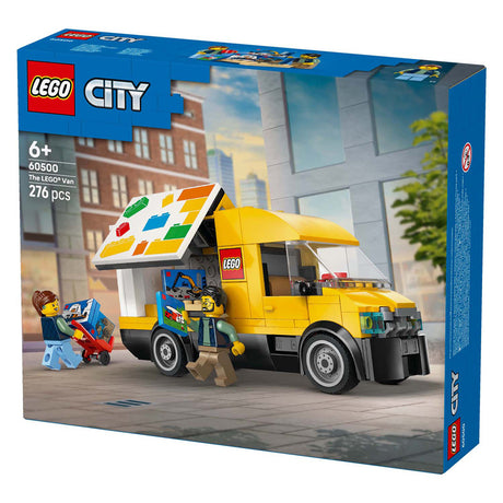 Lego ® city: furgonetka - zestaw do budowania i zabawy dla fanów motoryzacji od 6 lat - z 2 minifigurkami - 60500